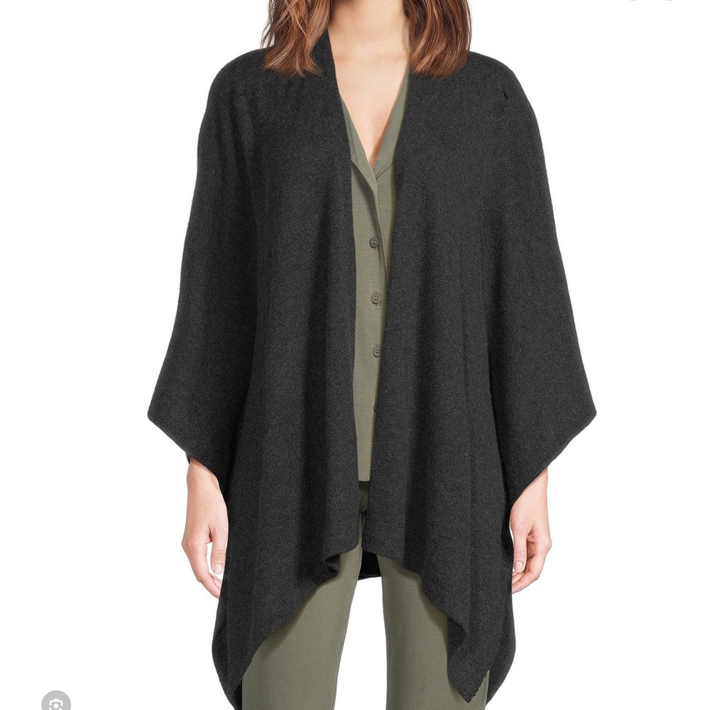 Van Winkle & Co‎ Cashmere Wrap Charcoal Heather One Size New With Tags